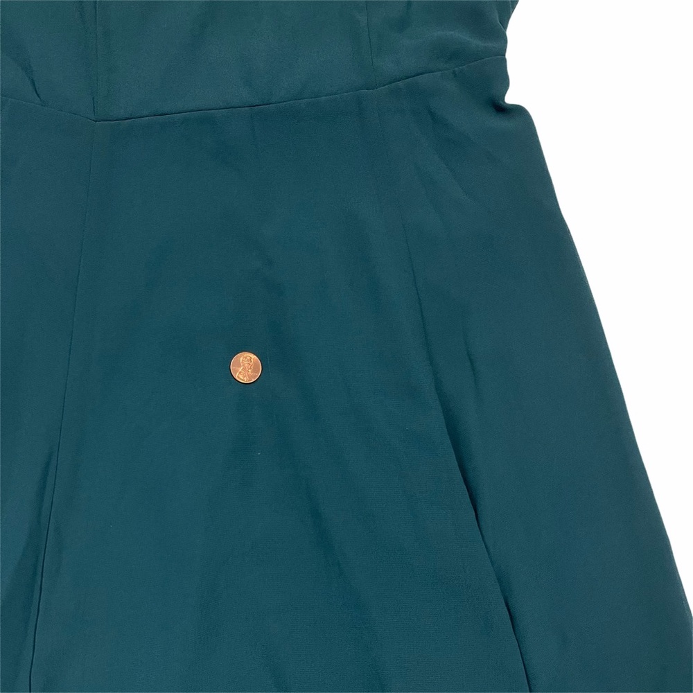 NWOT! SMYM Jenn Maxi Deep Jade Chiffon - Picture 9 of 12